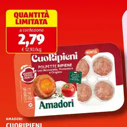 ALDI Cuoripieni Polpette Ripline Amadori offerta