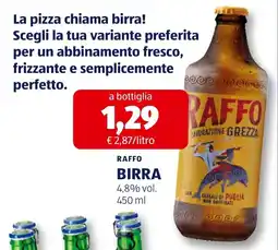 ALDI Raffo Birra offerta
