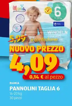 ALDI Mamia Pannolini Taglia 6 offerta
