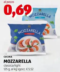 ALDI Mozzarella offerta