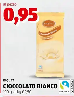 ALDI Riquet Cioccolato Bianco offerta