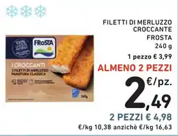 Spazio Conad Filetti di merluzzo croccante Frosta offerta