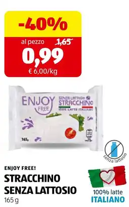 ALDI Enjoy Free stracchino senza lattosio offerta