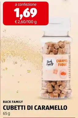ALDI Back Family Cubetti di Caramello offerta