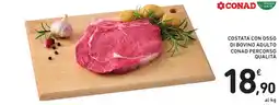 Spazio Conad Costata con osso di bovino adulto offerta