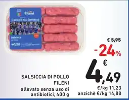 Spazio Conad SalsICCIA DI POLLO FILENI offerta