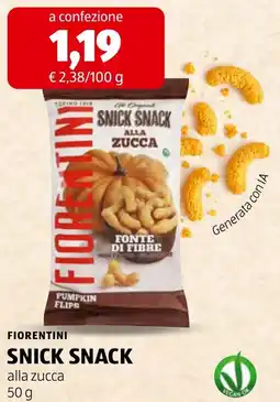 ALDI Fiorentini Snick Snack alla zucca offerta
