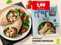 ALDI Happy Harvest Piadine Proteiche offerta