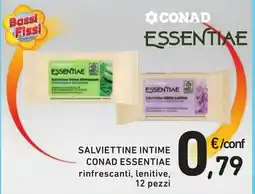 Spazio Conad Salviettine intime rinfrescanti, lenitive offerta