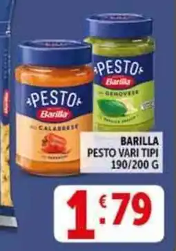 Deco Supermercati Barilla pesto vari tipi offerta