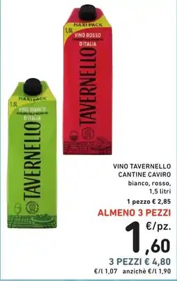 Spazio Conad Vino Tavernello offerta