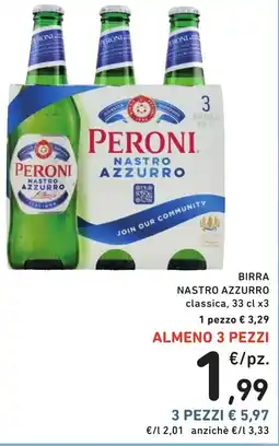 Spazio Conad Peroni Nastro Azzurro offerta