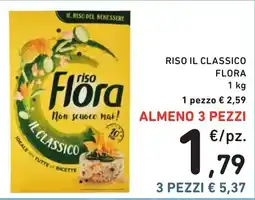 Spazio Conad Riso Flora Il Classico offerta