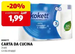 ALDI Kokett carta da cucina offerta
