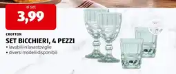 ALDI Crofton set bicchieri offerta