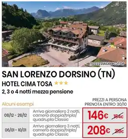 Eurospin Hotel Cima Tosa offerta