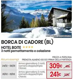 Eurospin Hotel Boite offerta