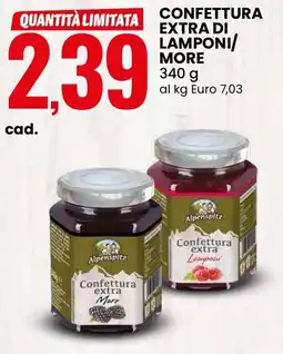 Eurospin Confettura extra More Alpenspitz offerta