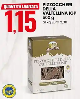 Eurospin Pizzoccheri della Valtellina IGP Alpenspitz offerta