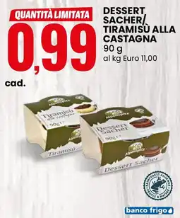 Eurospin Dessert Sacher Alpenspitz offerta