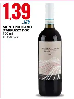 Eurospin Montepulciano d'Abruzzo DOC offerta