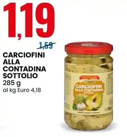 Eurospin Carciofini alla contadina sottolio offerta