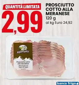 Eurospin Prosciutto cotto alla meranese Alpenspitz offerta