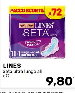 Iper Tosano Lines Seta ultra lungo ali offerta