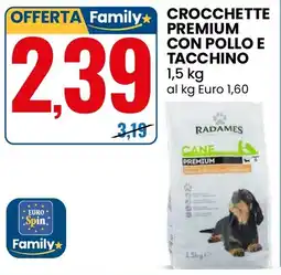 Eurospin Crocchette premium con pollo e tacchino offerta