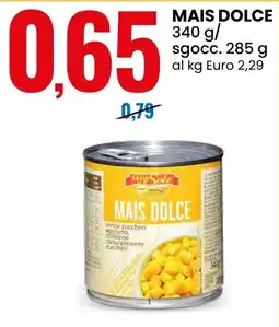 Eurospin Mais Dolce offerta