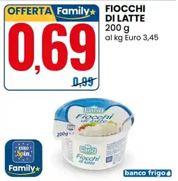 Eurospin Fiocchi di latte Land offerta