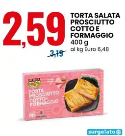 Eurospin Torta prosciutto cotto formaggio offerta