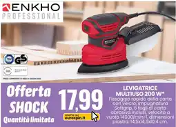 Eurospin Levigatrice multiuso RENKHO Professional offerta
