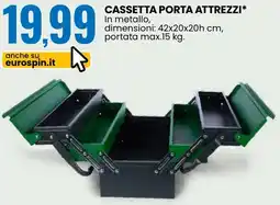 Eurospin Cassetta porta attrezzi offerta