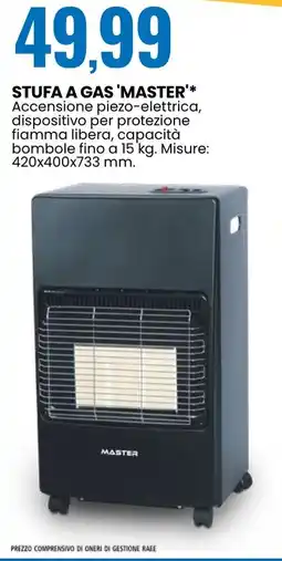 Eurospin Stufa a gas Master offerta