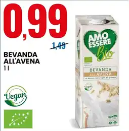 Eurospin Amo Essere Bio bevanda all'avena offerta
