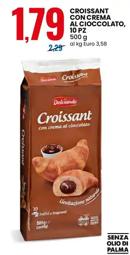 Eurospin Croissant con crema al cioccolato Dolciando offerta