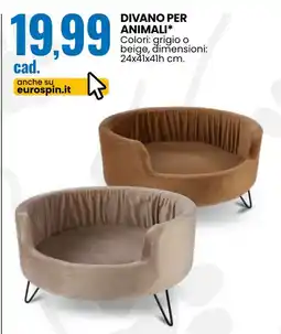 Eurospin Divano per animali offerta