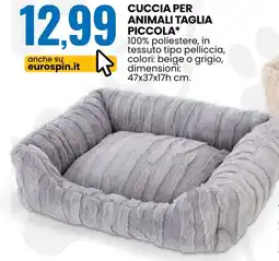 Eurospin Cuccia per animali taglia piccola offerta