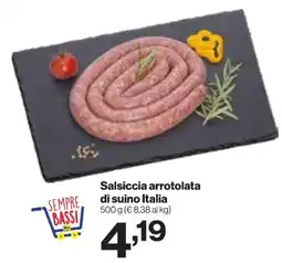 In'S Mercato Salsiccia arrotolata di suino Italia offerta