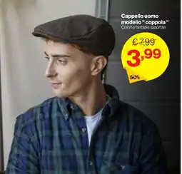 In'S Mercato Cappello uomo modello coppola offerta