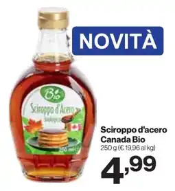 In'S Mercato Sciroppo d'acero Canada Bio offerta