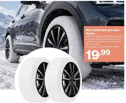 In'S Mercato Set 2 calze neve per auto Vortex offerta