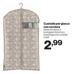 In'S Mercato Custodia per giacca con cerniera offerta