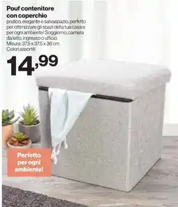 In'S Mercato Pouf contenitore con coperchio offerta