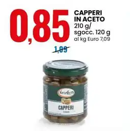Eurospin CAPPERI IN ACETO offerta
