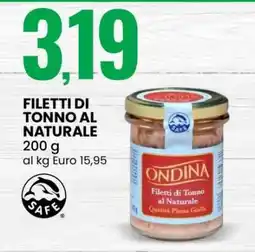 Eurospin FILETTI DI TONNO AL NATURALE offerta