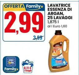 Eurospin LAVATRICE ESSENZA DI ARGAN, 25 LAVAGGI offerta