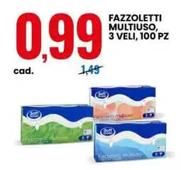 Eurospin FAZZOLETTI MULTIUSO offerta