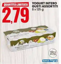 Eurospin YOGURT INTERO GUSTI ASSORTITI offerta